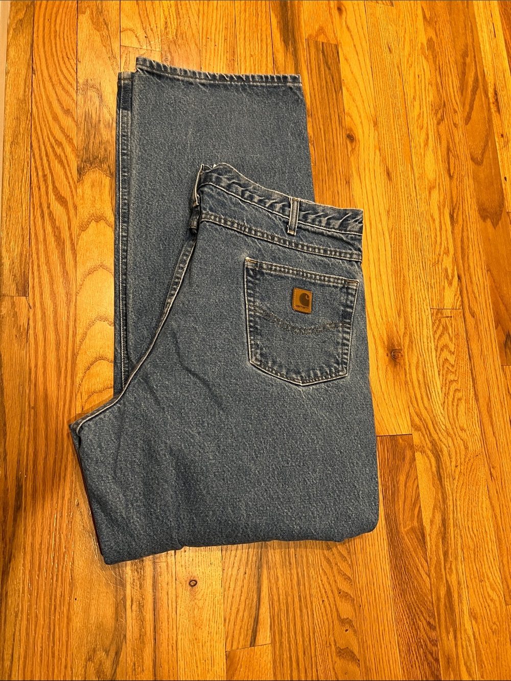 Carhartt Men's Relaxed Fit Denim Jeans - Indigo Blue